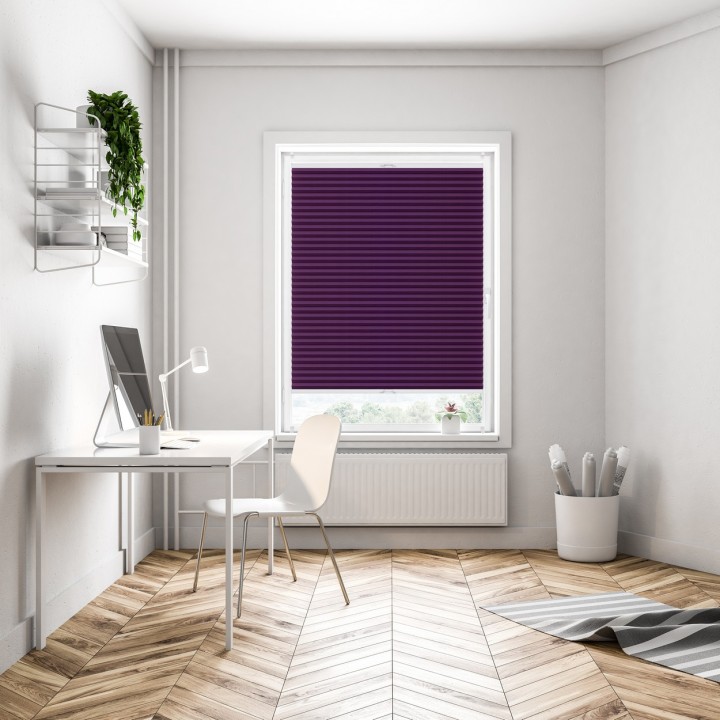 Plisa bezinwazyjna Basic Premium Przyciemniająca Fioletowa 104