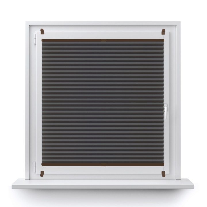 Plisa bezinwazyjna Basic Premium Przyciemniająca Szara 112