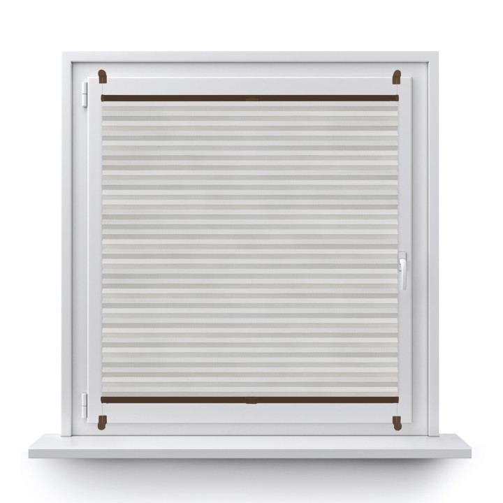 Plisa bezinwazyjna Bambus Przyciemniająca Biała 613