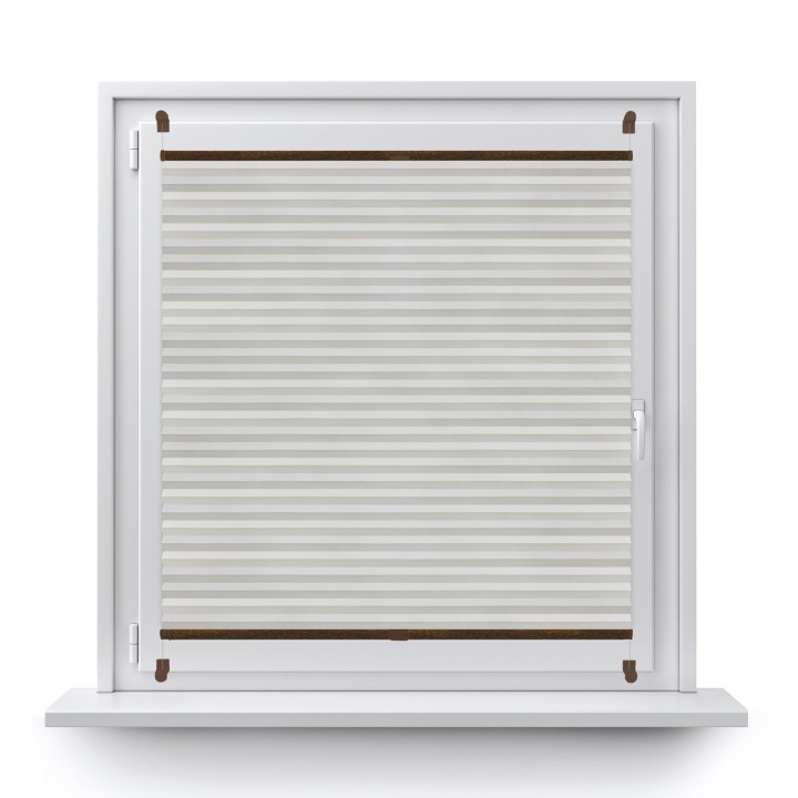 Plisa bezinwazyjna Bambus Przyciemniająca Biała 613