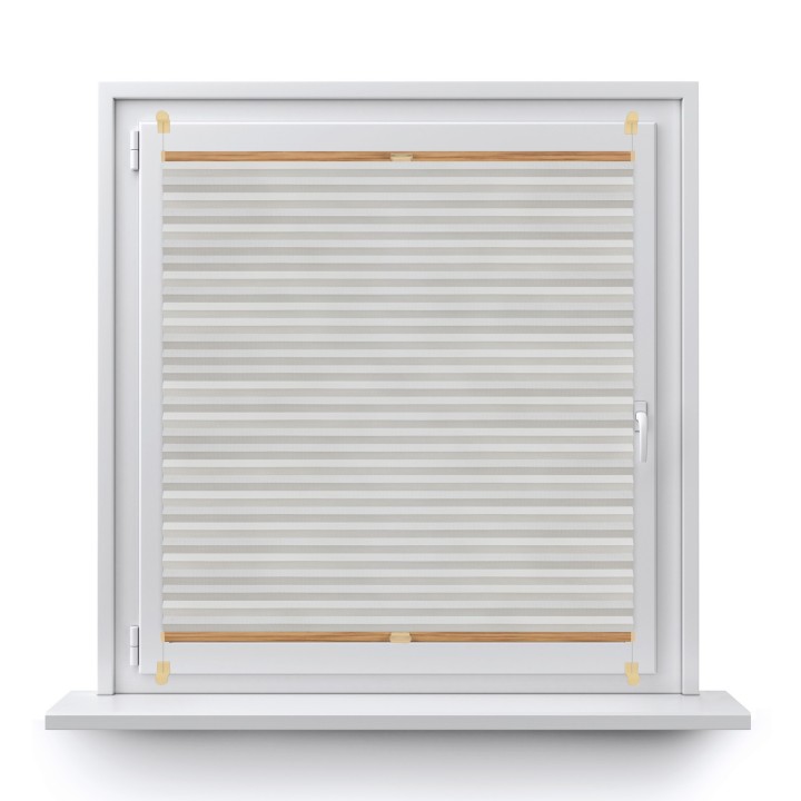 Plisa bezinwazyjna Bambus Przyciemniająca Biała 613