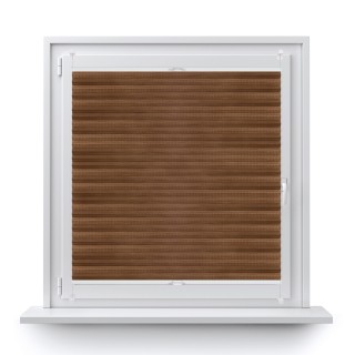 Plisa bezinwazyjna Bambus Przyciemniająca Brązowa 605
