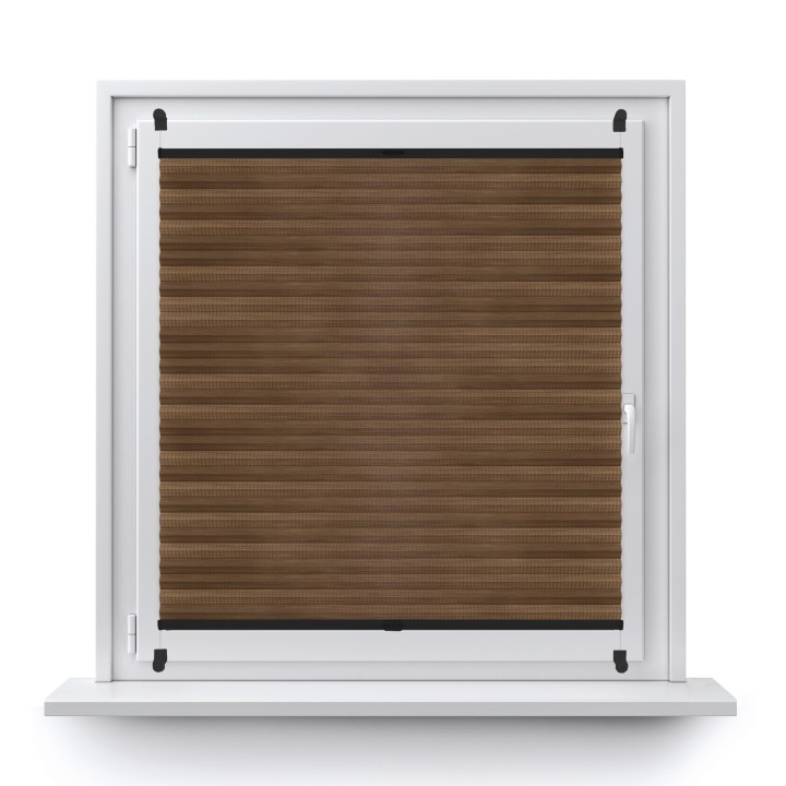 Plisa bezinwazyjna Bambus Przyciemniająca Brązowa 605
