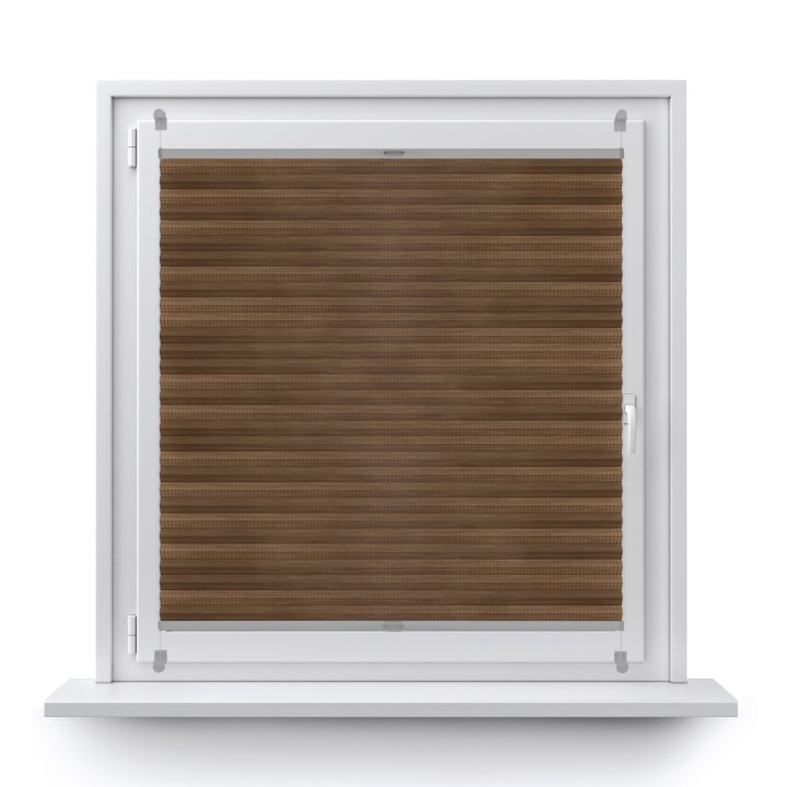 Plisa bezinwazyjna Bambus Przyciemniająca Brązowa 605