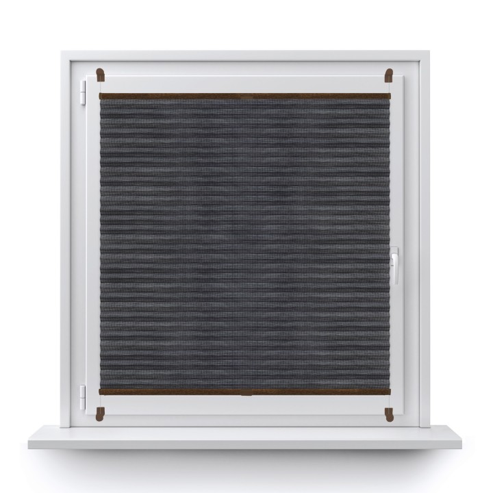 Plisa bezinwazyjna Bambus Przyciemniająca Ciemnoszara 609