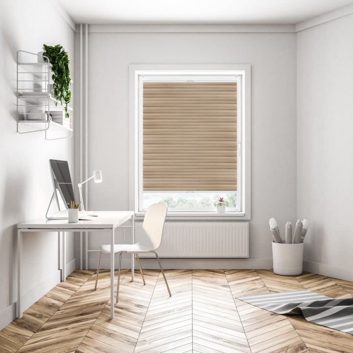 Plisa bezinwazyjna Bambus Przyciemniająca Kremowa 607