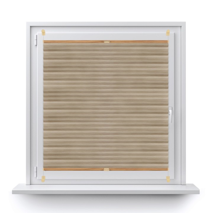 Plisa bezinwazyjna Bambus Przyciemniająca Kremowa 607