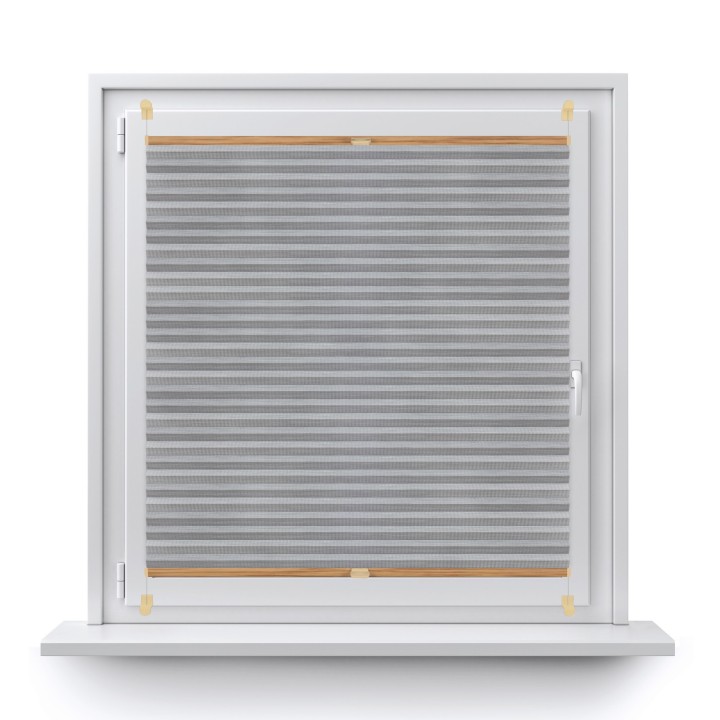 Plisa bezinwazyjna Bambus Przyciemniająca Szara 615