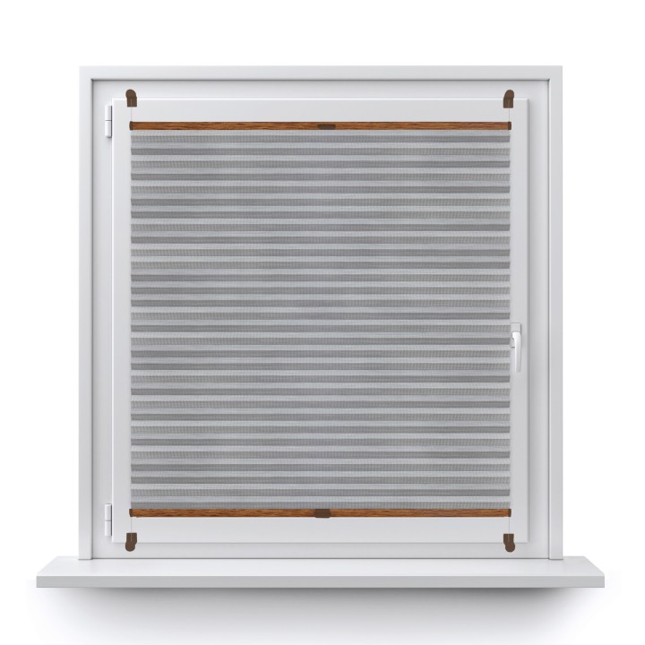 Plisa bezinwazyjna Bambus Przyciemniająca Szara 615