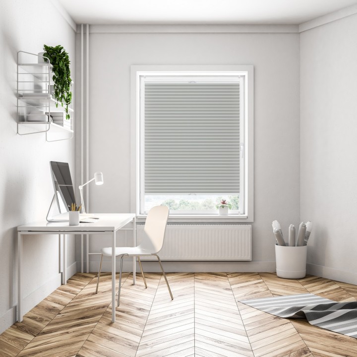 Plisa bezinwazyjna Basic Premium Przyciemniająca Jasna Szara 111