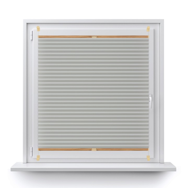 Plisa bezinwazyjna Basic Premium Przyciemniająca Jasna Szara 111