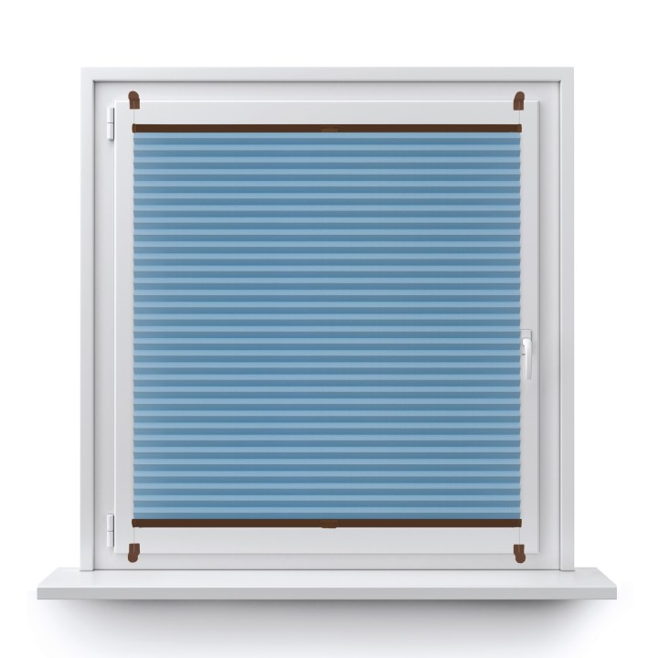 Plisa bezinwazyjna Natural Pearl Przyciemniająca Niebieska 405