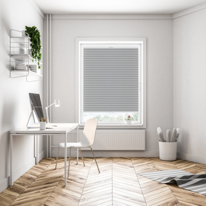 Plisa bezinwazyjna Natural Pearl Przyciemniająca Jasna Szara 406