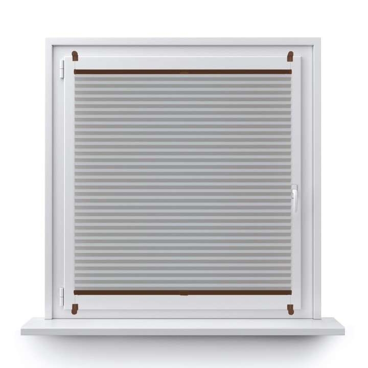 Plisa bezinwazyjna Natural Pearl Przyciemniająca Jasna Szara 406