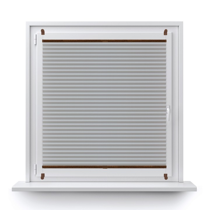 Plisa bezinwazyjna Natural Pearl Przyciemniająca Jasna Szara 406