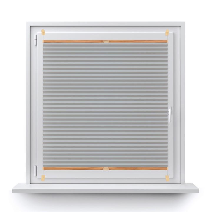 Plisa bezinwazyjna Natural Pearl Przyciemniająca Jasna Szara 406