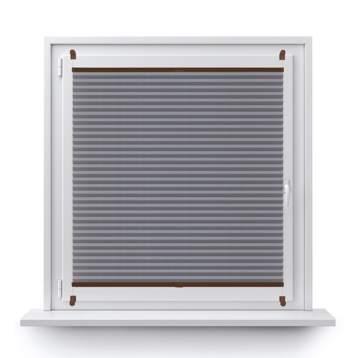 Plisa bezinwazyjna Natural Pearl Przyciemniająca Szara 407