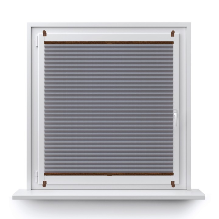 Plisa bezinwazyjna Natural Pearl Przyciemniająca Szara 407