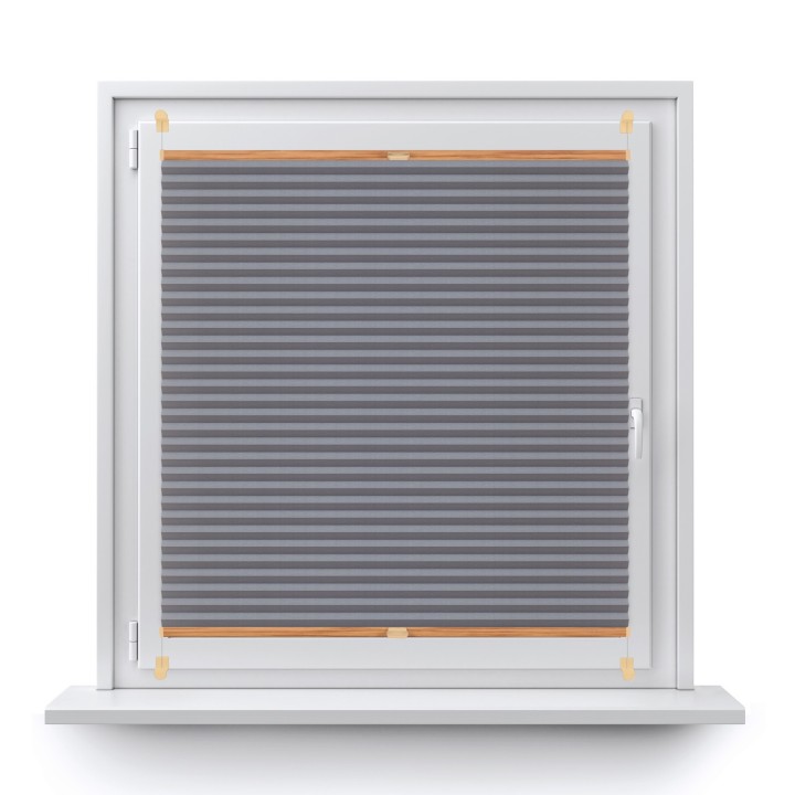 Plisa bezinwazyjna Natural Pearl Przyciemniająca Szara 407