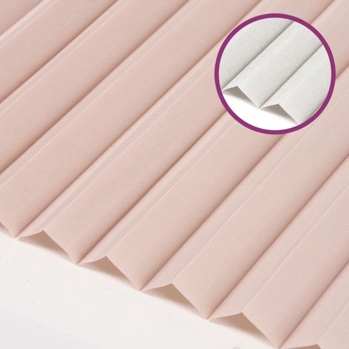Plisa bezinwazyjna Natural Pearl Przyciemniająca Różowa 409
