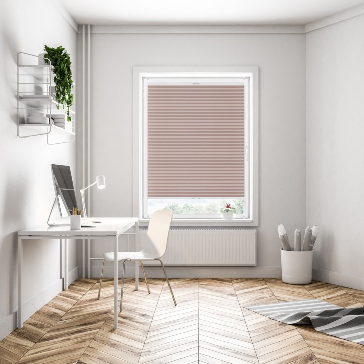 Plisa bezinwazyjna Natural Pearl Przyciemniająca Różowa 409