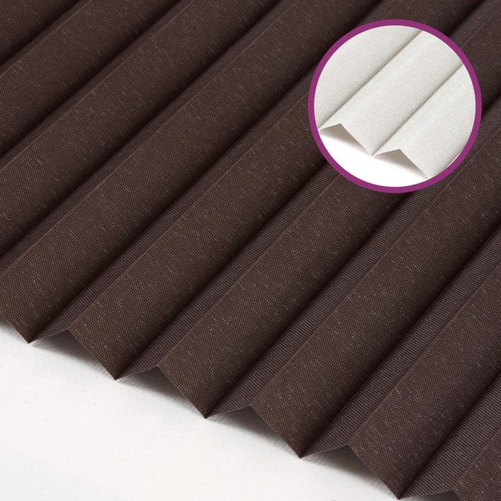 Plisa bezinwazyjna Natural Pearl Przyciemniająca Brązowa 410