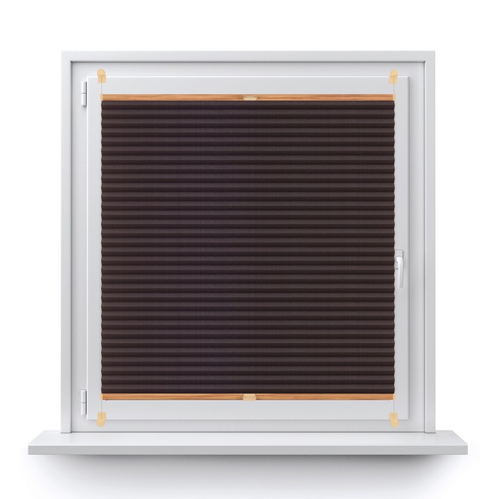 Plisa bezinwazyjna Natural Pearl Przyciemniająca Brązowa 410