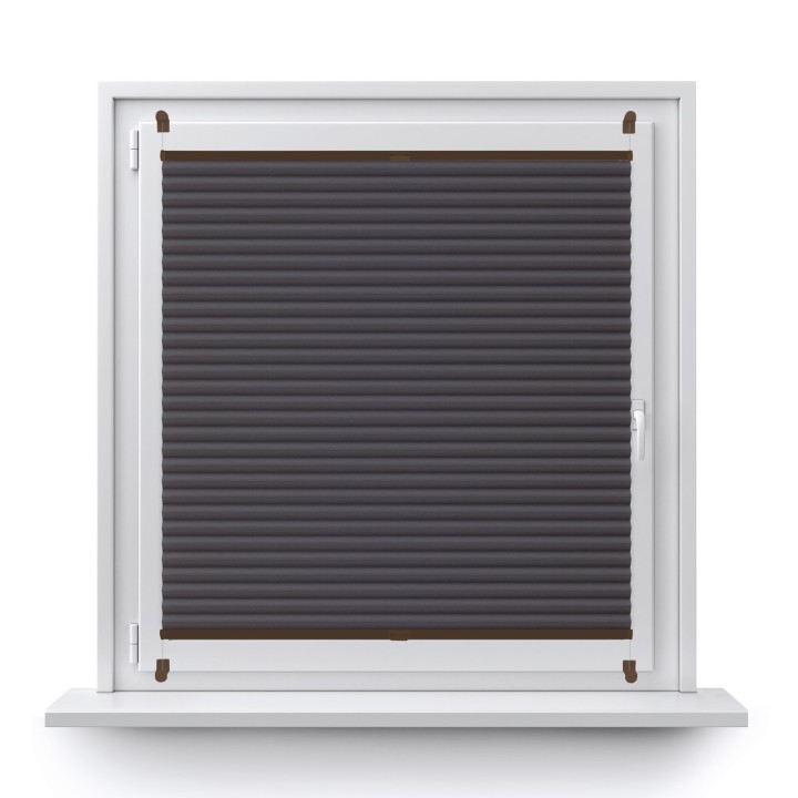 Plisa bezinwazyjna Metallic Przyciemniająca Ciemna Szara 310