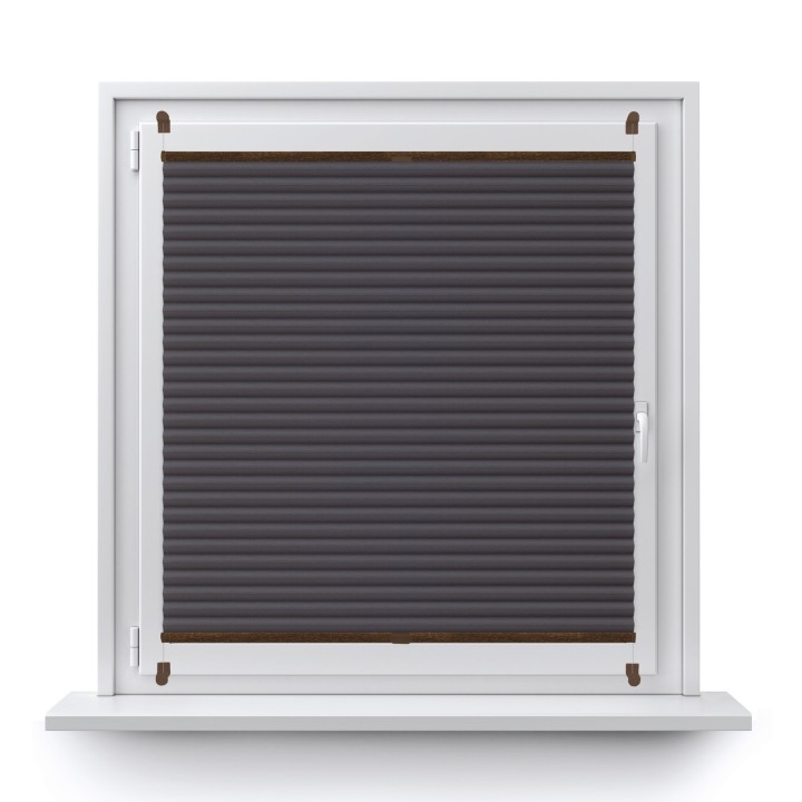 Plisa bezinwazyjna Metallic Przyciemniająca Ciemna Szara 310