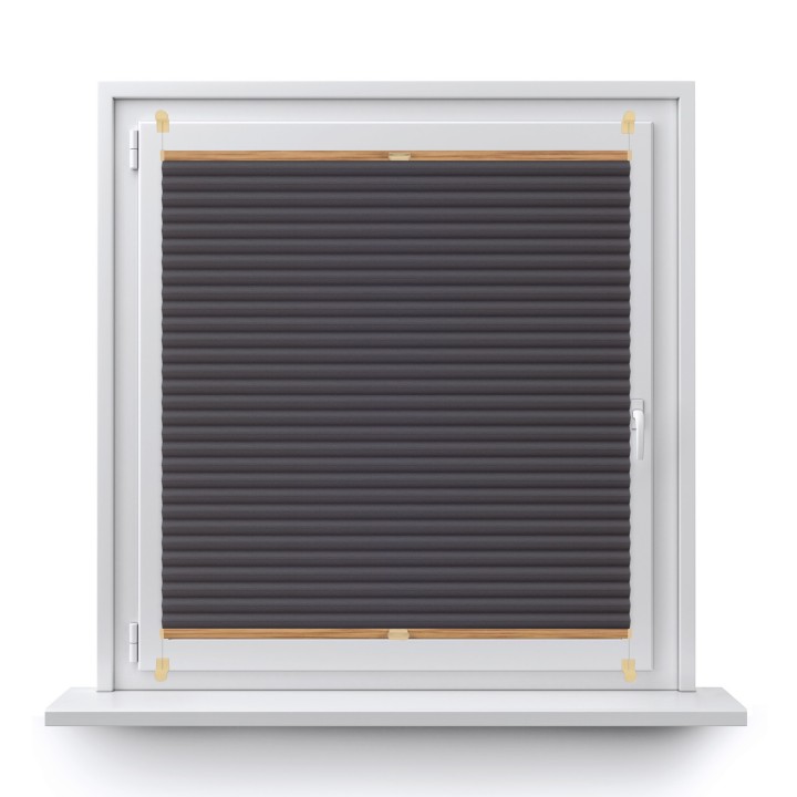 Plisa bezinwazyjna Metallic Przyciemniająca Ciemna Szara 310