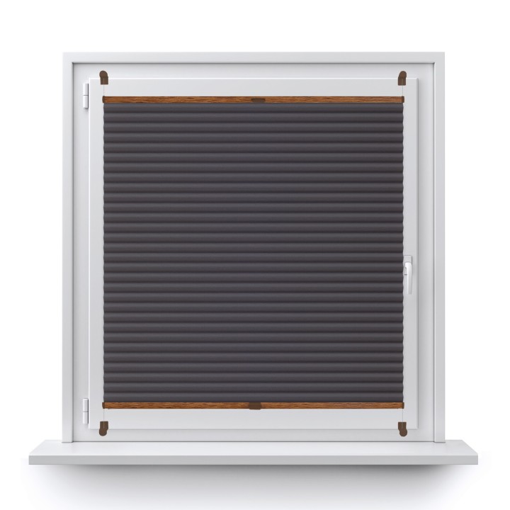 Plisa bezinwazyjna Metallic Przyciemniająca Ciemna Szara 310