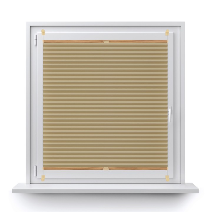 Plisa bezinwazyjna Metallic Przyciemniająca Beżowa M7354