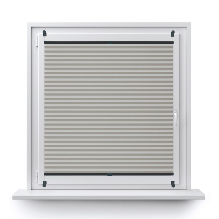 Plisa bezinwazyjna Soft Zaciemniająca Szara Jasna 6082