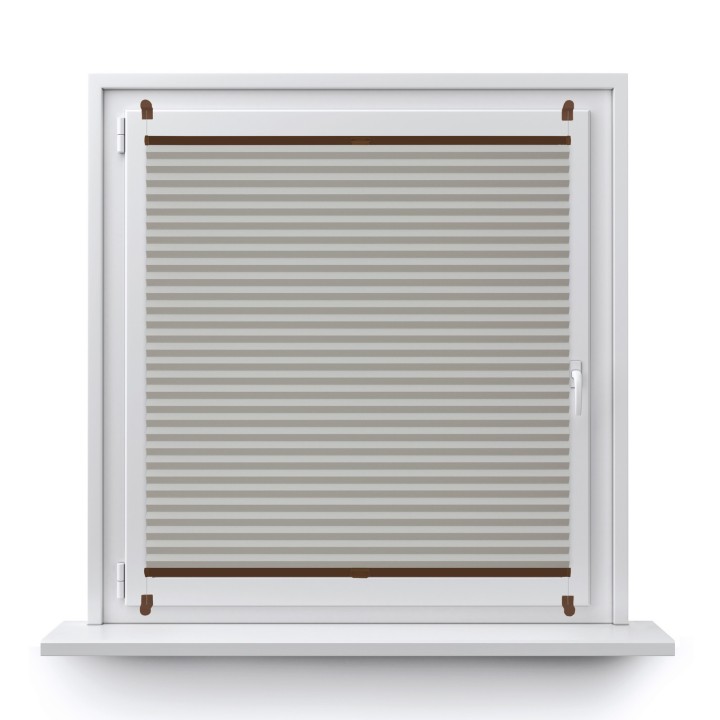 Plisa bezinwazyjna Soft Zaciemniająca Szara Jasna 6082