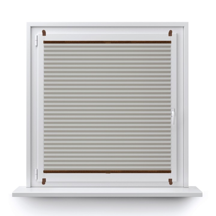 Plisa bezinwazyjna Soft Zaciemniająca Szara Jasna 6082