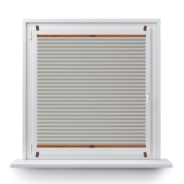 Plisa bezinwazyjna Soft Zaciemniająca Szara Jasna 6082