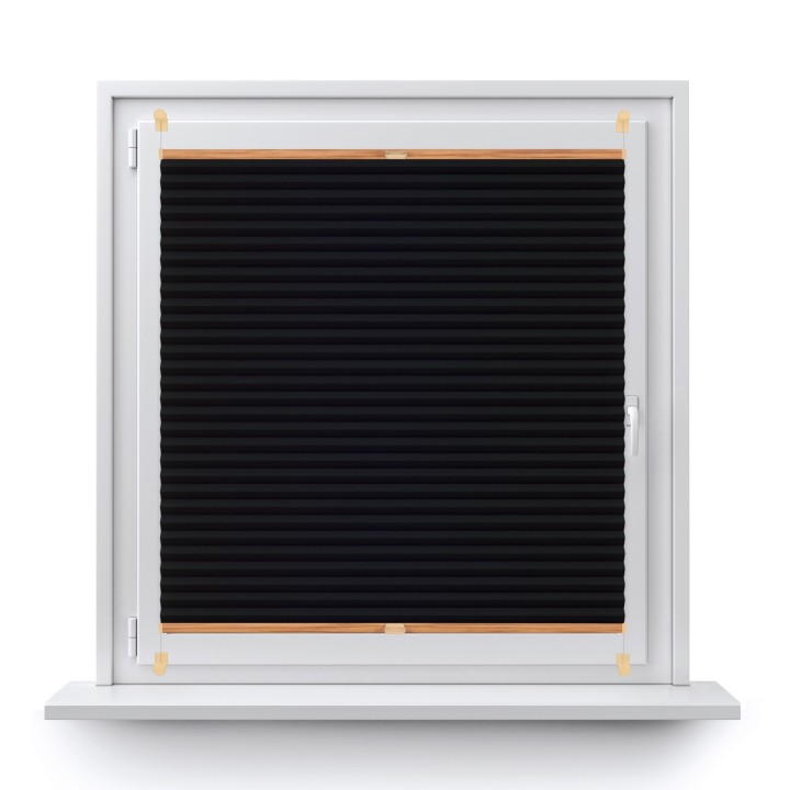 Plisa bezinwazyjna Soft Zaciemniająca Soft Czarna 6086