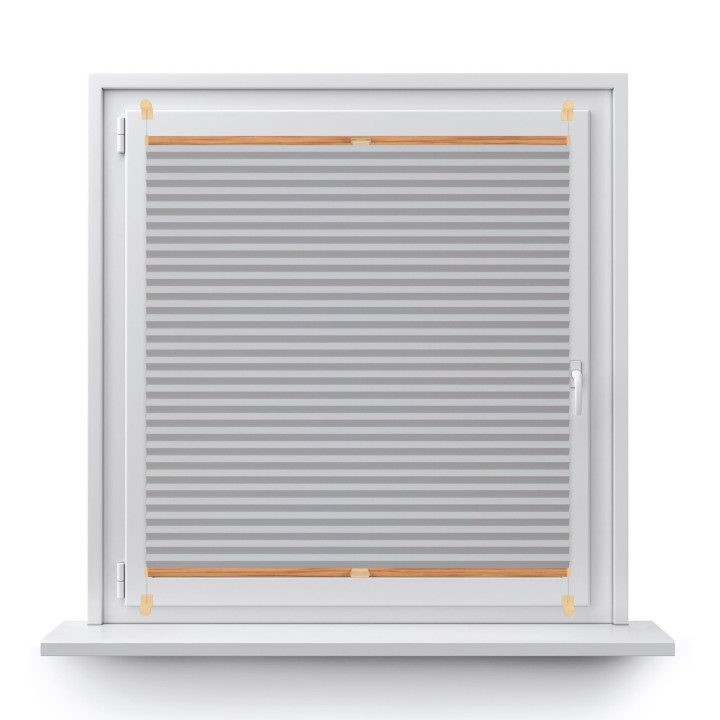 Plisa bezinwazyjna Soft Zaciemniająca Soft Biała 6081