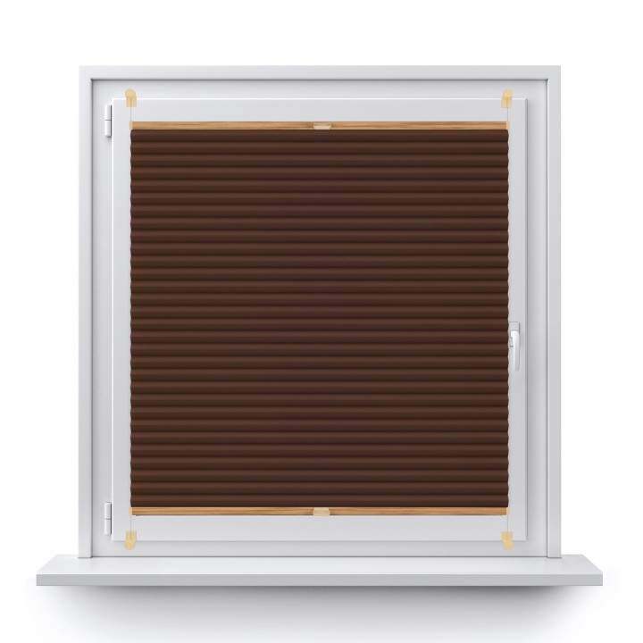 Plisa bezinwazyjna Metallic Przyciemniająca Brązowa 306