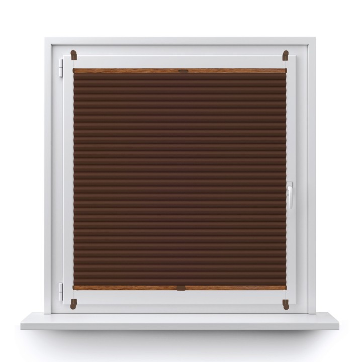 Plisa bezinwazyjna Metallic Przyciemniająca Brązowa 306