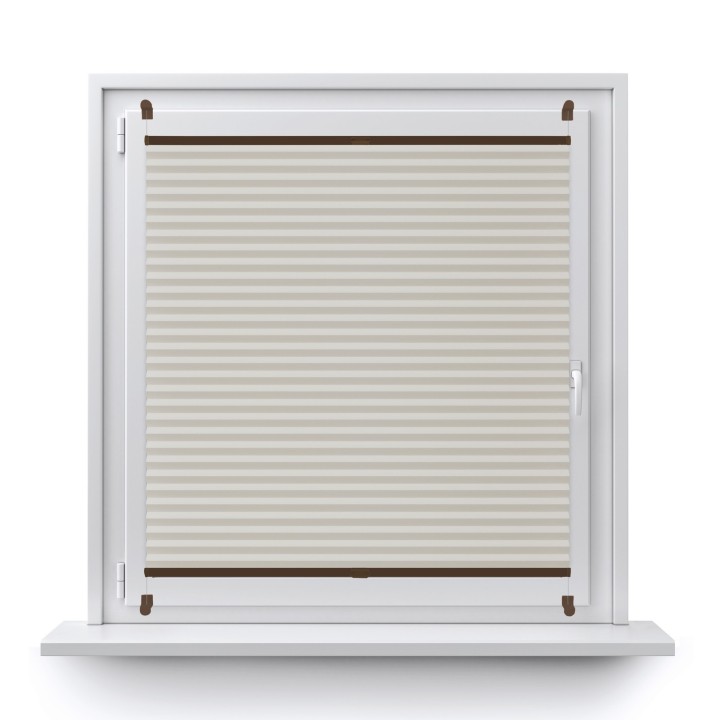 Plisa bezinwazyjna Metallic Przyciemniająca Biała 307