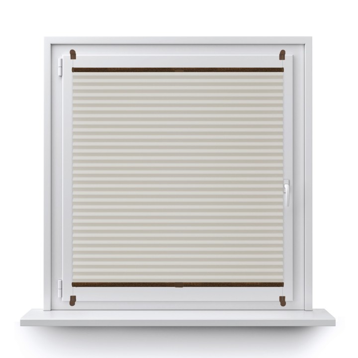 Plisa bezinwazyjna Metallic Przyciemniająca Biała 307