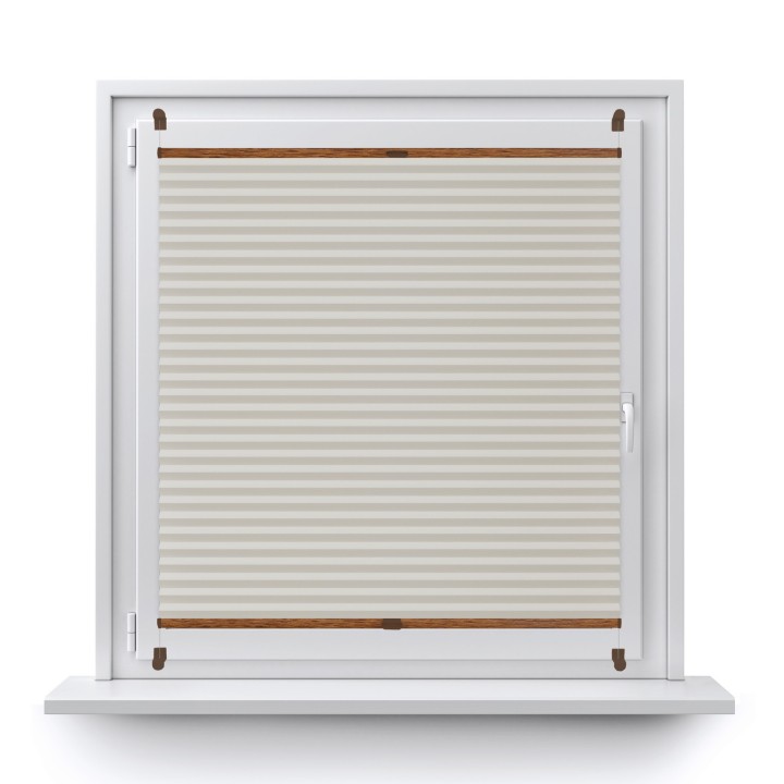 Plisa bezinwazyjna Metallic Przyciemniająca Biała 307