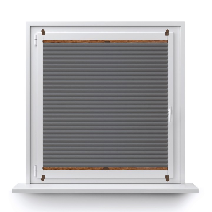 Plisa bezinwazyjna Metallic Przyciemniająca Szara 308