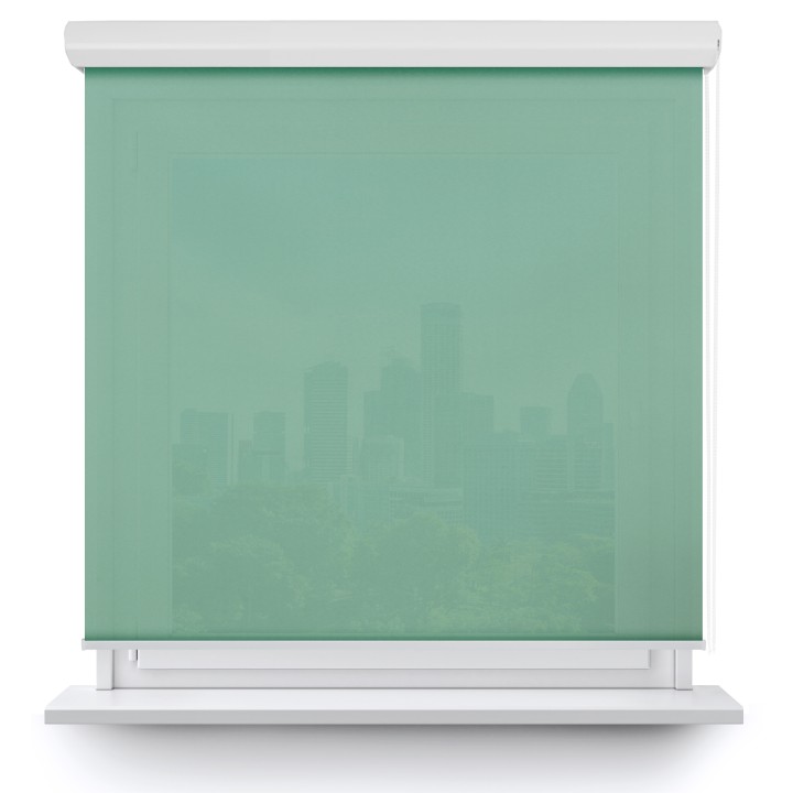 Roleta Mini Gładka Przyciemniająca Gładka Zielona 527