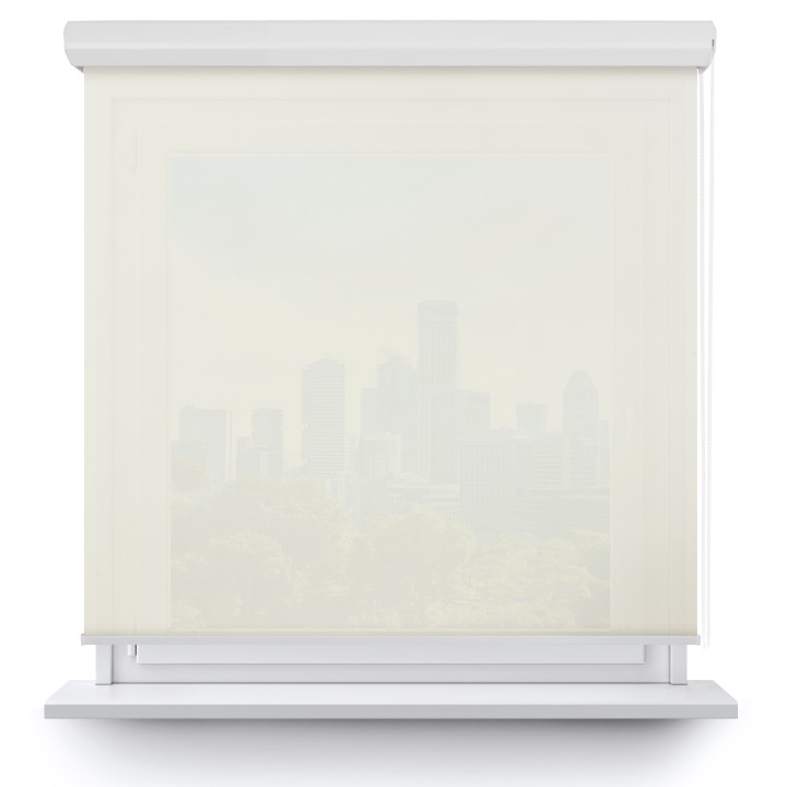 Roleta w kasecie aluminium Gładka Przyciemniająca Gładka Ecru 2079