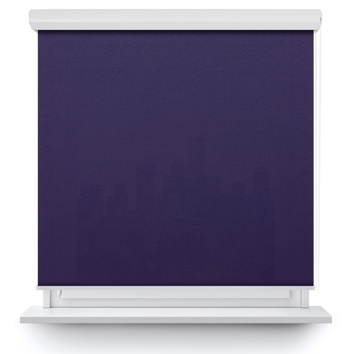 Roleta w kasecie aluminium Gładka Przyciemniająca Gładka Fioletowa 2083