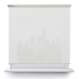 Roleta wolnowisząca Gładka Przyciemniająca Gładka Biała Gl01