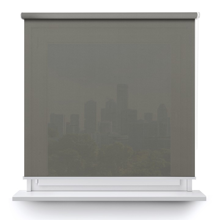 Roleta wolnowisząca Gładka Przyciemniająca Gładka Szara Gl05