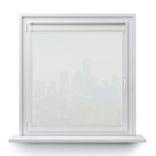 Roleta w kasecie PCV Gładka Przyciemniająca Gładka bez prowadnic Biała Gl01